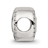 Sterling Silver 925 Smiley Face Kids Bead with Antiqued Finish